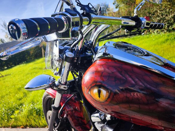 2007 Yamaha XV 1900, красный, 730000 рублей - вид 16