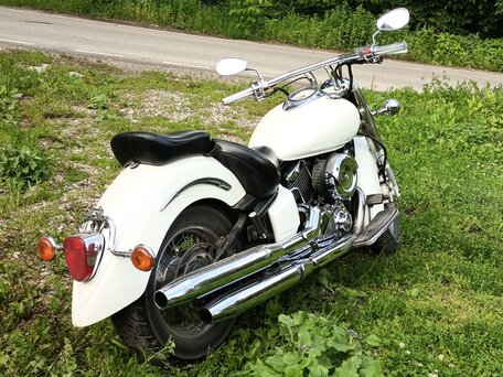 2001 Yamaha XVS1100, белый, 525000 рублей, вид 2