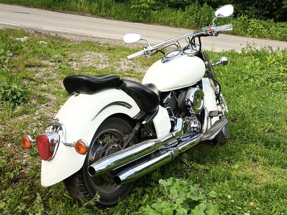 2001 Yamaha XVS1100, белый, 525000 рублей - вид 1