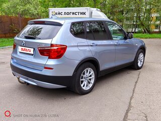 2010 BMW X3 28i xDrive II (F25), голубой, 1300000 рублей, вид 3
