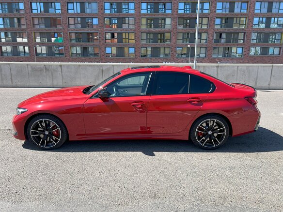 2022 BMW 3 серии M340i xDrive VII (G2x) Рестайлинг, красный, 8200000 рублей - вид 14
