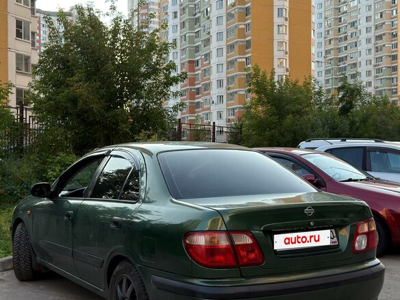 2001 Nissan Almera II (N16), зелёный, 420000 рублей - вид 3