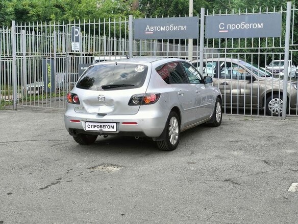 2007 Mazda 3 I (BK) Рестайлинг, серебристый, 535000 рублей - вид 5