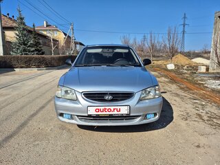 2008 Hyundai Accent ТагАЗ II, серебристый, 439000 рублей, вид 2