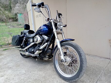 2007 Harley-Davidson Street Bob, синий, 650000 рублей, вид 3