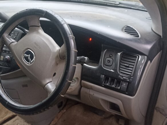 2001 Mazda MPV II (LW), серебристый, 299000 рублей - вид 3