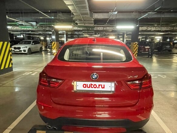 2018 BMW X4 28i I (F26), красный, 4100000 рублей - вид 2