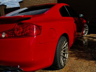2003 Infiniti G35 III, красный, 650000 рублей, вид 1