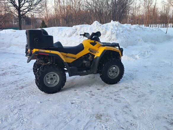 2005 BRP Can-Am Outlander 800, жёлтый, 750000 рублей