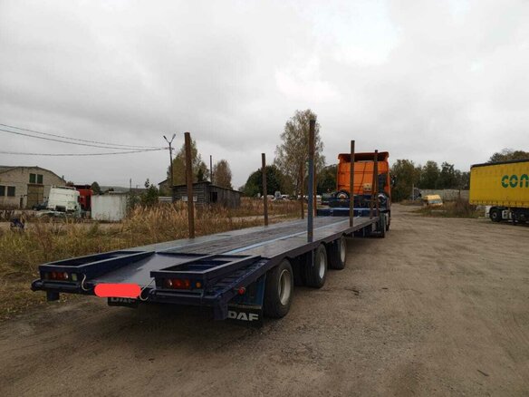 1998 DAF 95XF, оранжевый, 2600000 рублей - вид 6