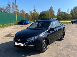 2020 Lada (ВАЗ) Granta I Рестайлинг, чёрный, 465000 рублей, вид 1