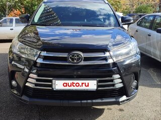 2018 Toyota Highlander III (XU50) Рестайлинг, чёрный, 4050000 рублей, вид 2