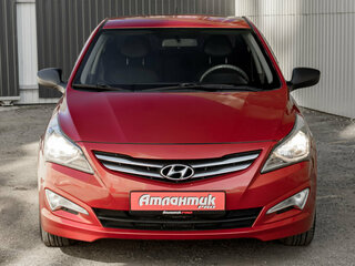 2016 Hyundai Solaris I Рестайлинг, красный, 1190000 рублей, вид 2