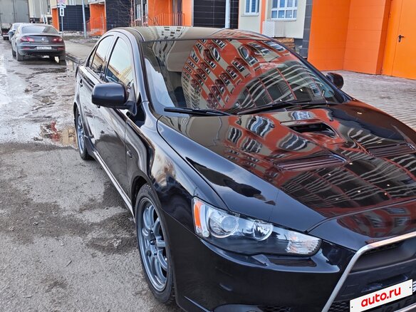 2008 Mitsubishi Lancer X, чёрный, 1150000 рублей - вид 4