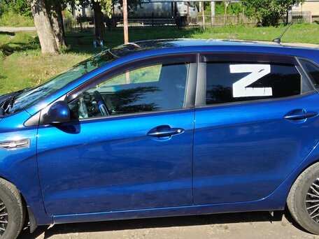 2015 Kia Rio III, синий, 850000 рублей, вид 4