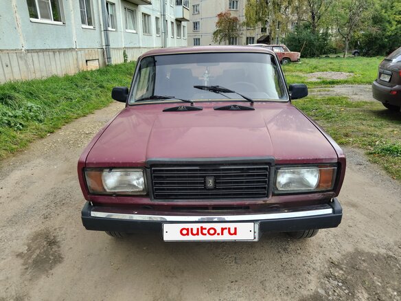 2003 Lada (ВАЗ) 2107, пурпурный, 140000 рублей - вид 2