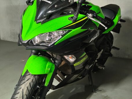 2018 Kawasaki Ninja 650, зелёный, 500000 рублей, вид 5