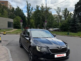 2014 Skoda Superb II Рестайлинг, чёрный, 950000 рублей, вид 2