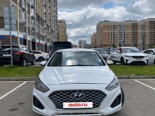 2019 Hyundai Sonata VII (LF) Рестайлинг, белый, 1190000 рублей, вид 3