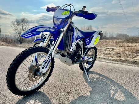 2008 Yamaha WR450F, синий, 420000 рублей, вид 4