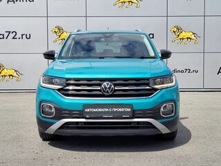 2021 Volkswagen T-Cross I, зелёный, 1800000 рублей, вид 2