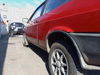 1996 Lada (ВАЗ) 2108, красный, 120000 рублей, вид 4