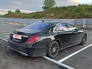 2019 Mercedes-Benz S-Класс 400 d Long VI (W222, C217) Рестайлинг, чёрный, 5700000 рублей, вид 3