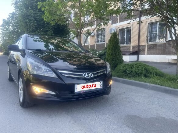 2016 Hyundai Solaris I Рестайлинг, чёрный, 1000050 рублей - вид 2