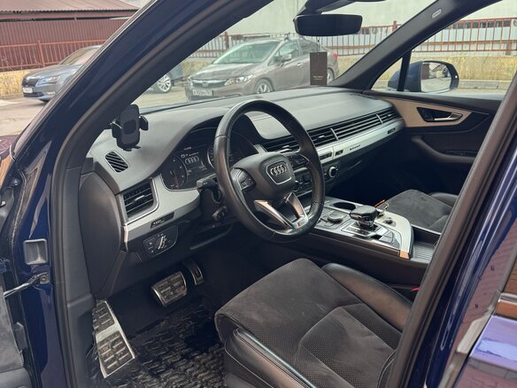 2019 Audi Q7 II (4M), синий, 4400000 рублей - вид 9