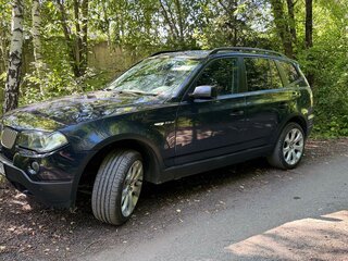 2007 BMW X3 25i I (E83) Рестайлинг, синий, 1190000 рублей, вид 3