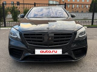 2015 Mercedes-Benz S-Класс 500 Long VI (W222, C217), чёрный, 3000000 рублей, вид 2