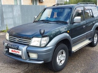 1999 Toyota Land Cruiser Prado 90 Series Рестайлинг, зелёный, 750000 рублей, вид 1