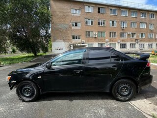 2012 Mitsubishi Lancer X Рестайлинг, чёрный, 447000 рублей, вид 4