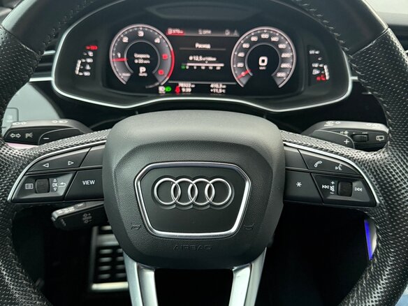 2020 Audi Q7 45 TDI II (4M) Рестайлинг, белый, 8350000 рублей - вид 9