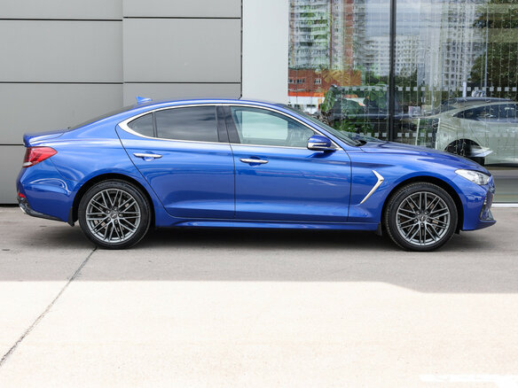 2019 Genesis G70 I, синий - вид 3
