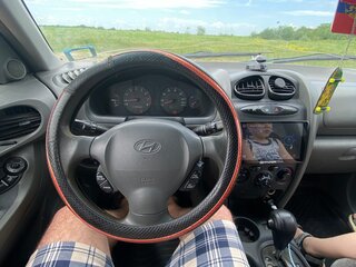2001 Hyundai Santa Fe I, пурпурный, 610000 рублей, вид 5