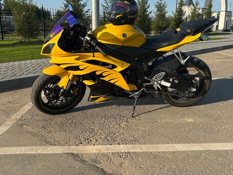 2008 Yamaha YZF-R6, жёлтый, 540000 рублей, вид 4