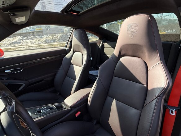 2016 Porsche 911 Turbo S VII (991) Рестайлинг, оранжевый - вид 9