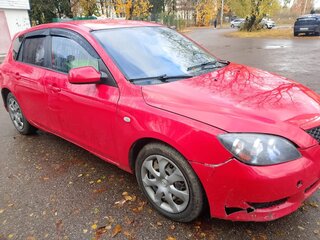 2006 Mazda 3 I (BK) Рестайлинг, красный, 350000 рублей, вид 3