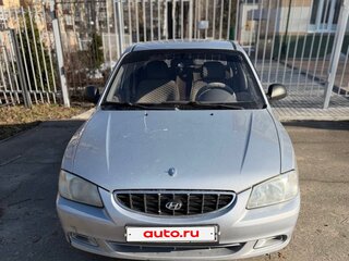 2004 Hyundai Accent ТагАЗ II, серебристый, 250000 рублей, вид 1