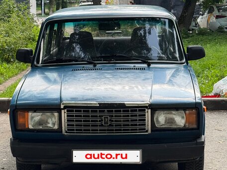 2007 Lada (ВАЗ) 2107, синий, вид 3