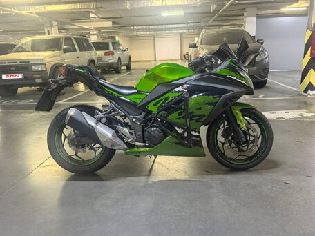 2015 Kawasaki Ninja 300, зелёный, 320000 рублей, вид 2