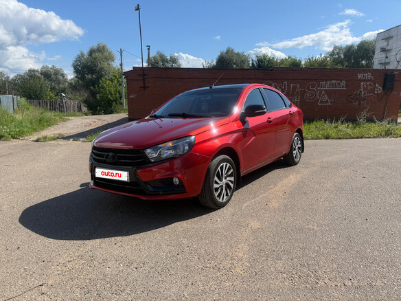 2016 Lada (ВАЗ) Vesta I, красный, 869000 рублей - вид 2