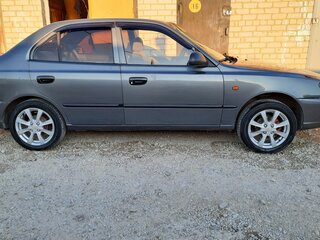 2006 Hyundai Accent ТагАЗ II, серый, 400000 рублей, вид 4