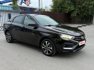 2024 Lada (ВАЗ) Vesta I Рестайлинг (NG), чёрный, 1450000 рублей, вид 4
