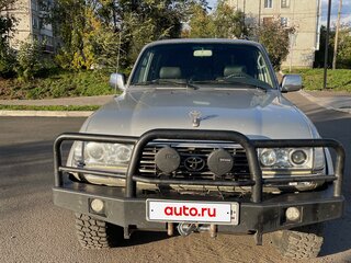 1995 Toyota Land Cruiser 80 Series Рестайлинг, серебристый, 1250000 рублей, вид 1