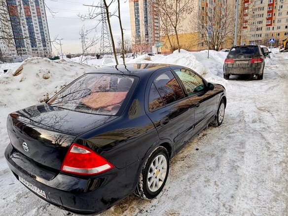 2006 Nissan Almera Classic I, чёрный, 400000 рублей - вид 4