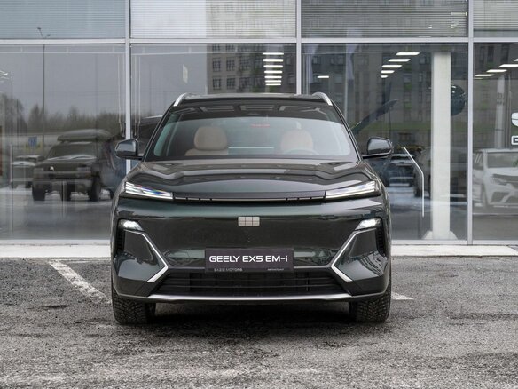 2026 Geely EX5 Гибрид EM-R, зелёный - вид 1