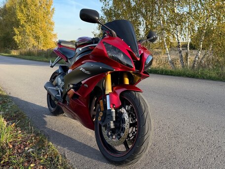 2007 Yamaha YZF-R6, красный, 580000 рублей, вид 1