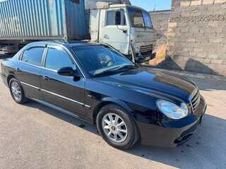2009 Hyundai Sonata ТагАЗ IV (EF) Рестайлинг, чёрный, 555000 рублей, вид 3